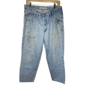 Vintage Bugle Boy Baggy Fit jeans 36 x 30 pleated